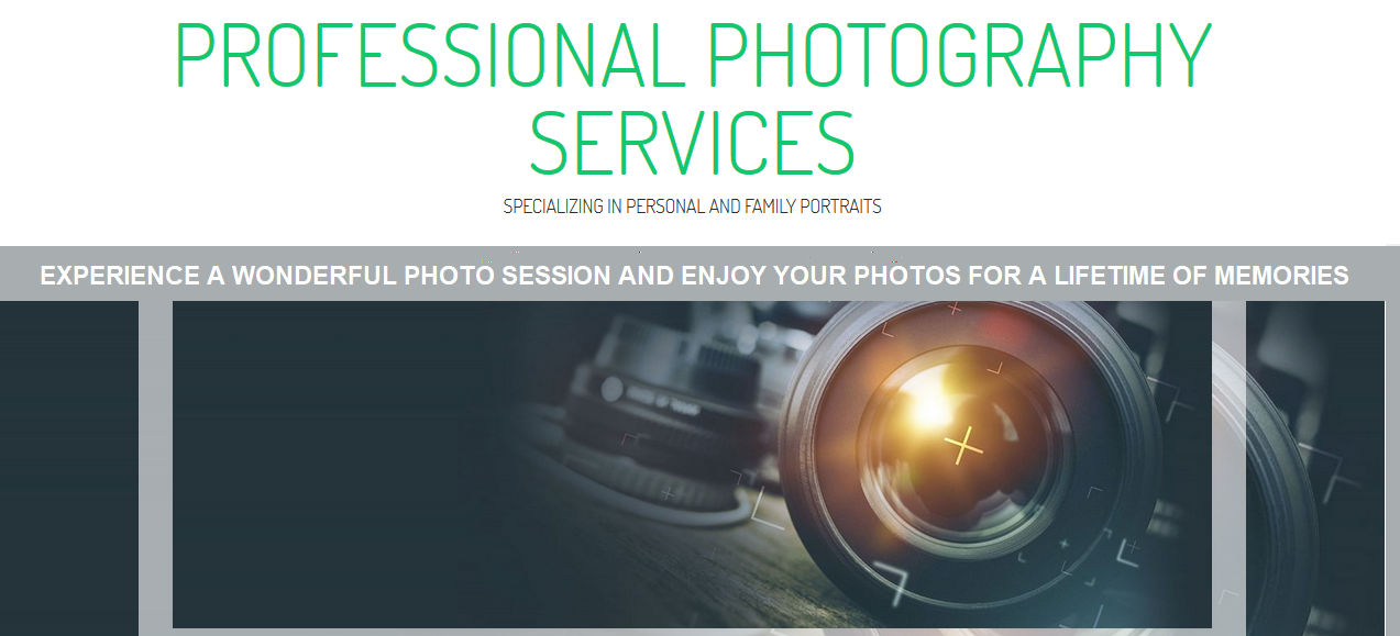 EXPERIENCE A WONDERFUL PHOTO SESSION AND ENJOY YOUR PHOTOS FOR A LIFETIME OF MEMORIES